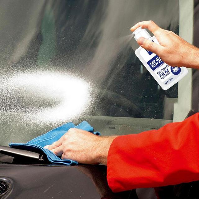 Car Glass Oil Film Removing Paste Clean Polish Spray For Car Window  Powerful Shine Glass Cleaner